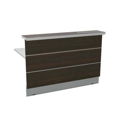 Модуль ресепшн прямой Valde LA16L 1590x917x1105 (Каштан)