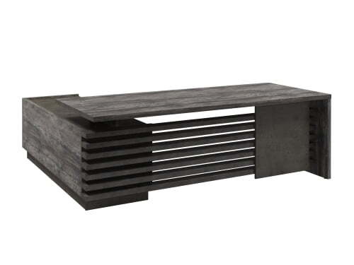 Стол с опорной тумбой, правый (без розеток) Vestar Z-222пр.0000 2200x2030x750 (Сосна Пасадена/Бетон Чикаго)