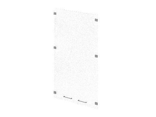 Двери средние стеклянные Public comfort Р-021 760x4x1354 (Стекло)