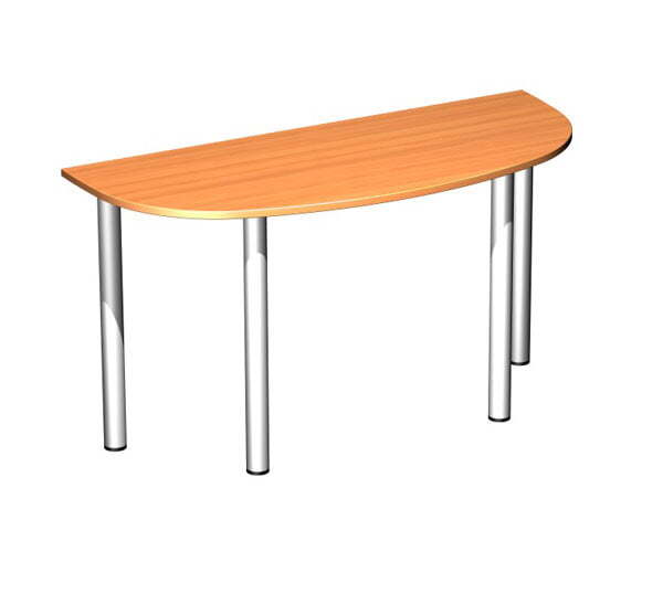 Брифинг-приставка без опор Формула МП ФР 433 1400x590x22 (Вяз светлый)