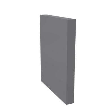 Боковая панель верхняя для низкого модуля правая Valde LAN3P 40x300x360 (Белый)