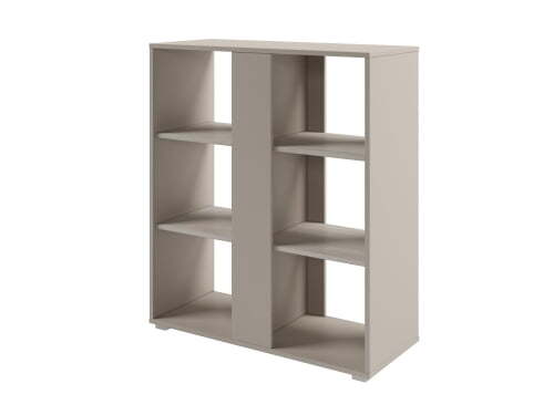 Стеллаж с планкой средний Solution D-73 950x396x1096 (Акация Морава/Кашемир)