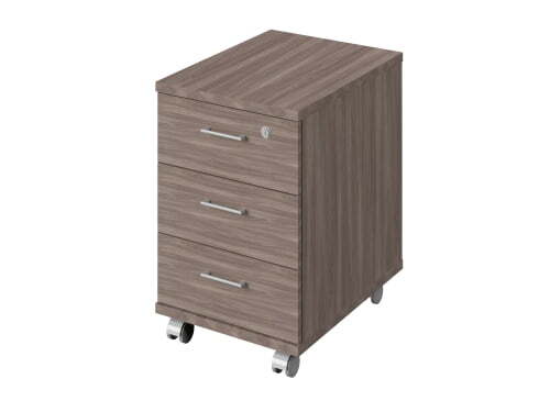 Тумба подкатная 3 ящ. с замком на верхний Public comfort С-91 380x500x588 (Джара Госфорт)