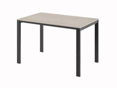 Стол на металлокаркасе одинарный Саньяна N-30 1200x750x750 (Акация МораваЧерный)