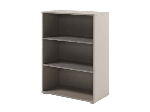 Стеллаж средний Solution D-66 800x396x1096 (Бетон/Кашемир)