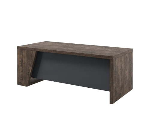 Стол руководителя прямой Torston T-120 л 2000x900x750 (Дуб Бунратти/Антрацит)