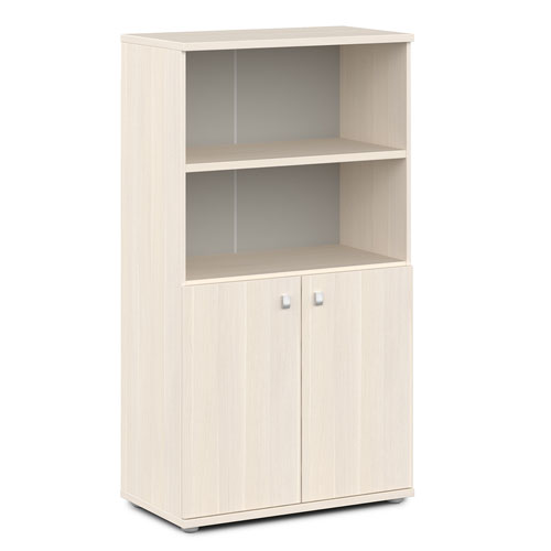 Офисный шкаф полуоткрытый Vasanta V-663 820x440x1490 (Дуб Кобург)