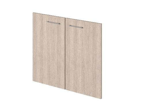 Двери низкие Public comfort Р-010 760x16x676 (Дуб сантана светлый)