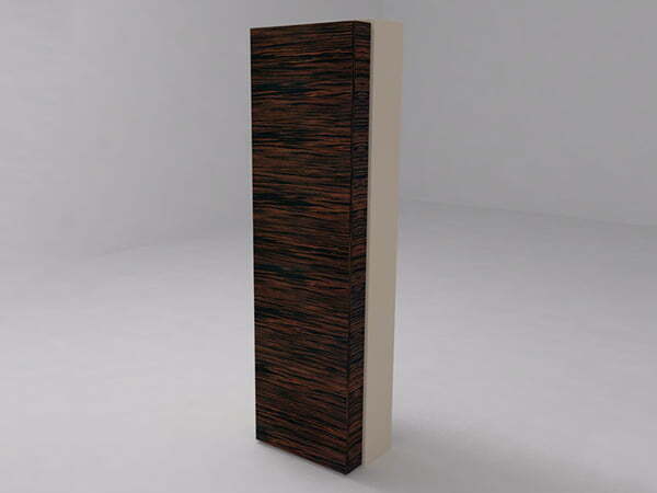 Шкаф высокий c двумя глухими дверьми Brix BR.00.64 600x400x2180 (Бежевый (акрил))