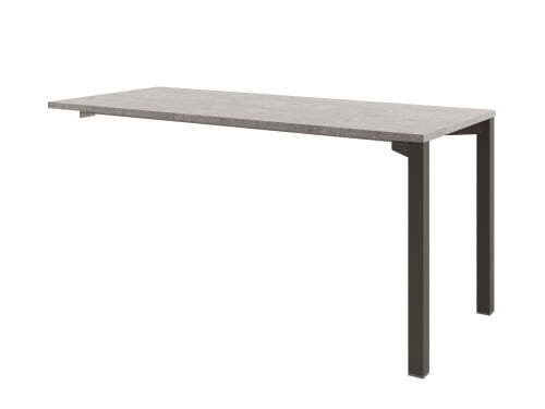 Бенч-система, конечная секция Solution D-323 1600x700x750 (Бетон/ТрюфельКоричневый)