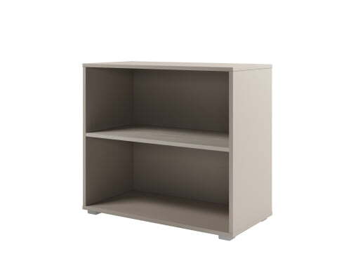 Стеллаж низкий Solution D-65 800x396x1096 (Акация Морава/Кашемир)