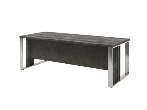 Стол прямой, опоры из нержавеющей стали Vestar Z-322 2200x900x750 (Сосна Пасадена/Бетон Чикаго)