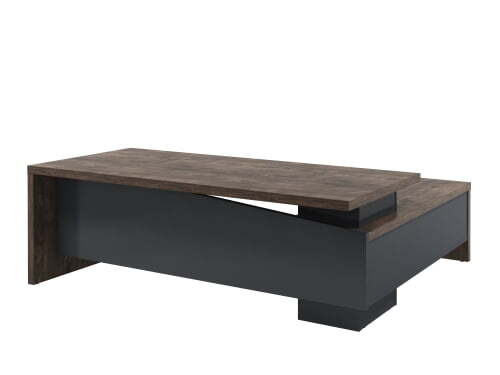 Стол руководителя Torston Т-22Л.0000 2200x2000x750 (Дуб Бунратти/Антрацит)