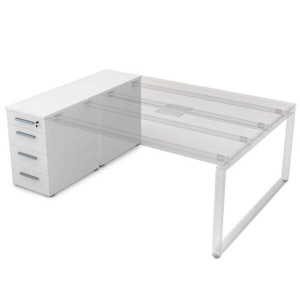 9ТП.002.1 Тумба с 4-мя ящиками (1435x450x750) (Teakwood)