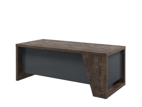 Стол руководителя прямой Torston T-120 пр 2000x900x750 (Дуб Бунратти/Антрацит)