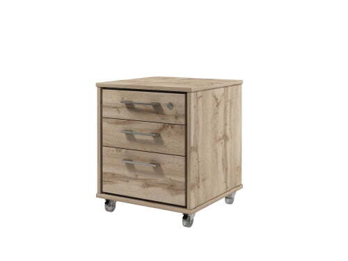 Тумба подкатная Torston Т-90 480x480x567 (Дуб Вотан/Антрацит)