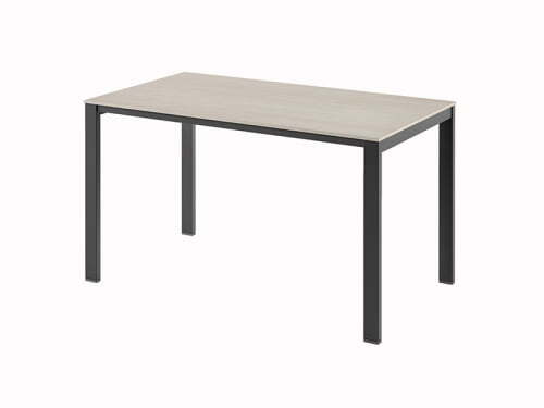 Стол на металлокаркасе одинарный Саньяна N-31 1350x750x750 (Акация МораваЧерный)