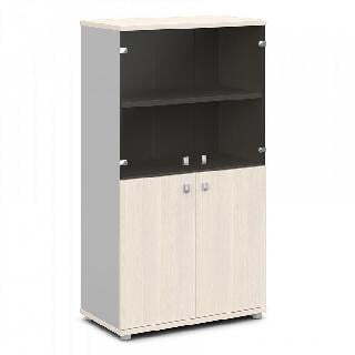 Шкаф V-664 (Металлик / Дуб Кобург)