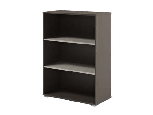 Стеллаж средний Solution D-66 800x396x1096 (Акация Морава/Трюфель)