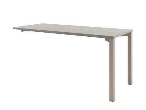 Бенч-система, конечная секция Solution D-323 1600x700x750 (Бетон/КашемирБежевый)