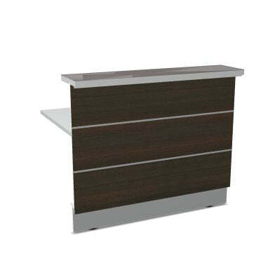 Модуль ресепшн прямой Valde LA13L 1290x917x1105 (Каштан)