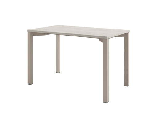 Стол одиночный на металлокаркасе Solution D-30 1200x700x750 (Акация Морава/КашемирБежевый)