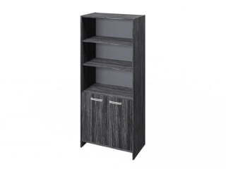 Шкаф для документов полуоткрытый Festus FI-672.D 800x460x1861 (Древесина Графит)