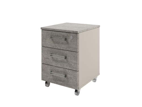 Тумба подкатная Solution D-91 422x460x565 (Бетон/Кашемир)