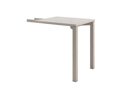 Брифинг-приставка на металлокаркасе Solution D-890 700x600x750 (Акация Морава/Кашемир)