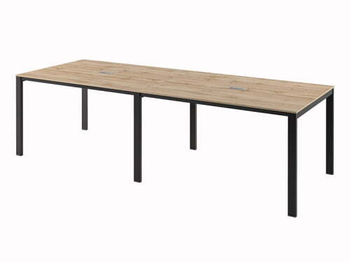 Стол заседаний Саньяна N-102 2700x1000x750 (Дуб ВотанЧерный)