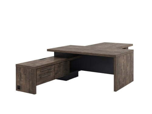 Cтол руководителя с брифингом Torston Т-818Л.1000 1800x3150x750 (Дуб Бунратти/Антрацит)