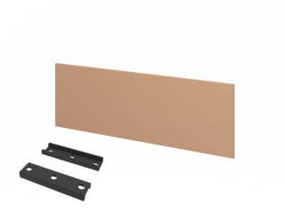 Экран настольный ЛДСП к двум столам L-068-2 1200х18х400 (Карамель Нюд)