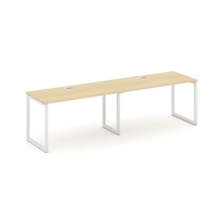Рабочая станция 1 сторонняя SN-4O.ORS-012 (2360х700х750) (Акация Лорка/Металл Белый)