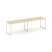 Рабочая станция 1 сторонняя SN-4O.ORS-012 (2360х700х750) (Тиквуд Светлый/Металл Антрацит)