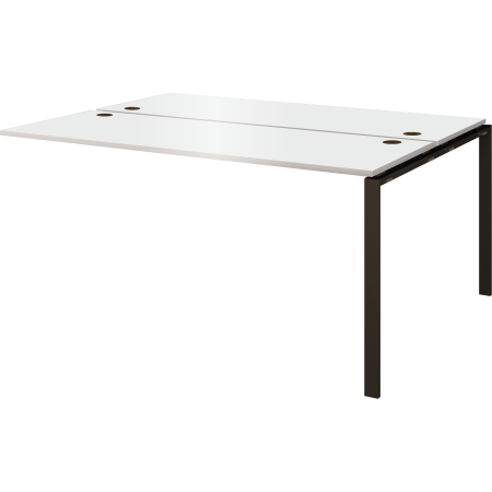 Модуль двойной на 2 рабочих места Арго-М АМБЭ-005 1800x1496x760 (Белый/Антрацит)