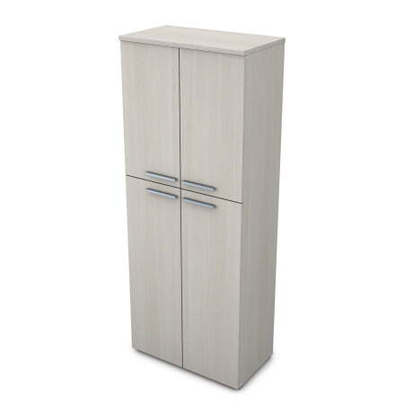 9Ш.005.4 Шкаф высокий (800x450x2045) (Ivory)