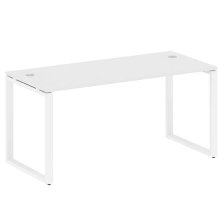 Стол письменный Metal System Style БО.СП-4 1600x720x750 (Белый/Белый металл)