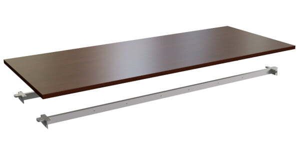 Столешница одинарная 180 Steel 11180 1800x700x25 (Дуб темный)