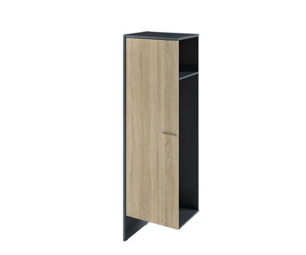 Доп.секция шкафа для одежды с дверью Инновация I-644 578х440х1940 (Дуб сонома/Антрацит)