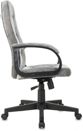 Кресло руководителя CH 002 Fabric серый Light-19 крестов. пластик (Серый)