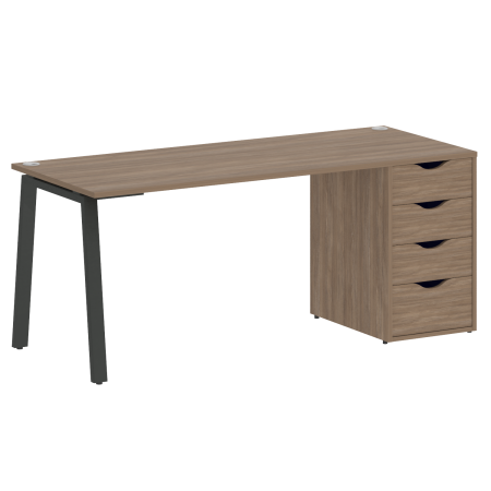 Стол письменный VR.SP-3-178.4.A 1780x720x750 (Дуб Аризона/Антрацит Металл)