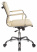 Кресло руководителя CH-993-Low слоновая кость эко.кожа низк.спин. крестов. металл хром (Слоновая кость)