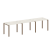 Рабочая станция на 3 раб. места Metal System Style БП.СМ-3.1 3000x720x750 (Дуб Наварра/Серый металл)