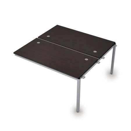 6МБС.279 Сдвоенные бенч-системы, средний модуль (1400x1435x750) (Венге/Алюминий матовый)