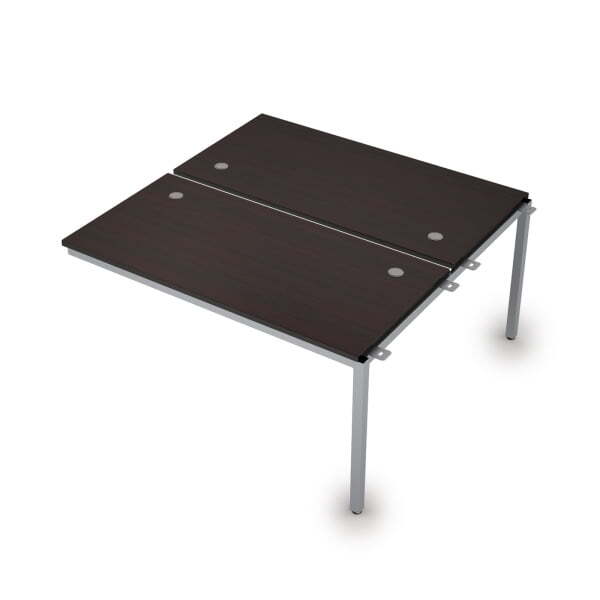 6МБС.279 Сдвоенные бенч-системы, средний модуль (1400x1435x750) (Венге/Алюминий матовый)