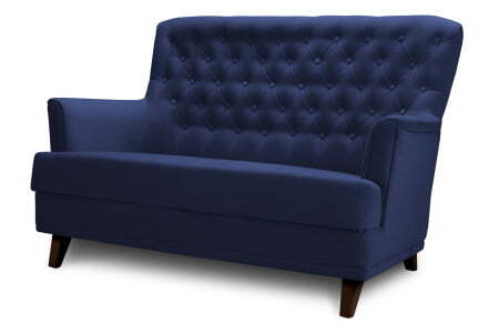 Диван 2-местный Caprize (1620x790x1000) Синий (Синий)