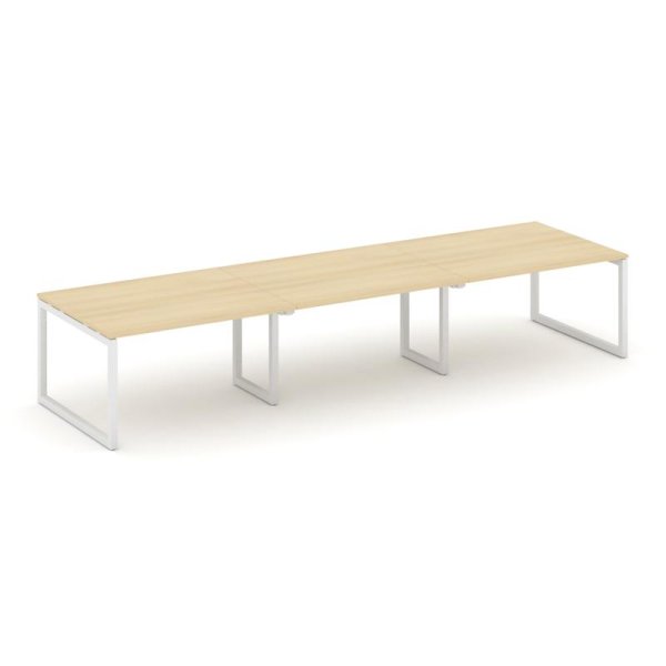 Стол переговорный SN-5O.SPRG-053.3 (4410х1180х750) (Акация Лорка/Металл Белый)