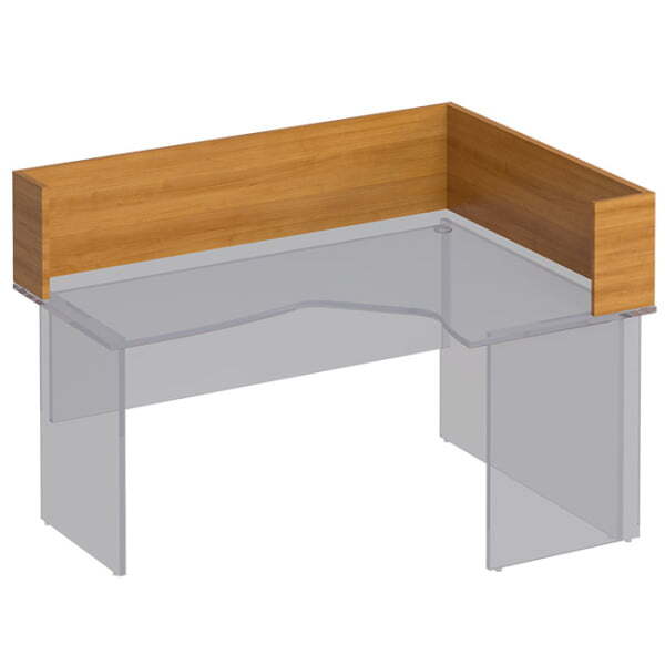 Настольная перегородка-угол Формула ФР 423 1600x1180x350 (Вяз светлый)