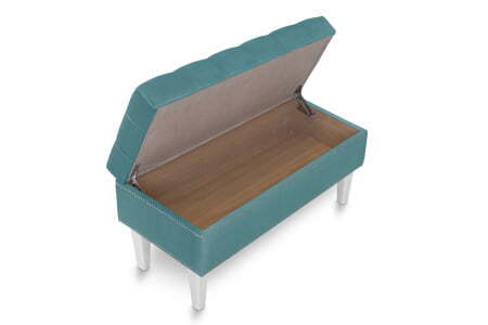 Банкетка Parige 800 (820x420x450) Аквамарин (Аквамарин)