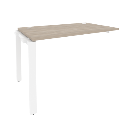 Наборный элемент рабочей станции на П-образном м/к Onix O.MP-1.NRS-2.7 1180x720x750 (Дуб Аттик/Белый Металл)
